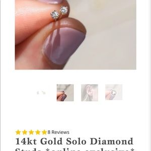 La Kaiser Solo Diamond Studs